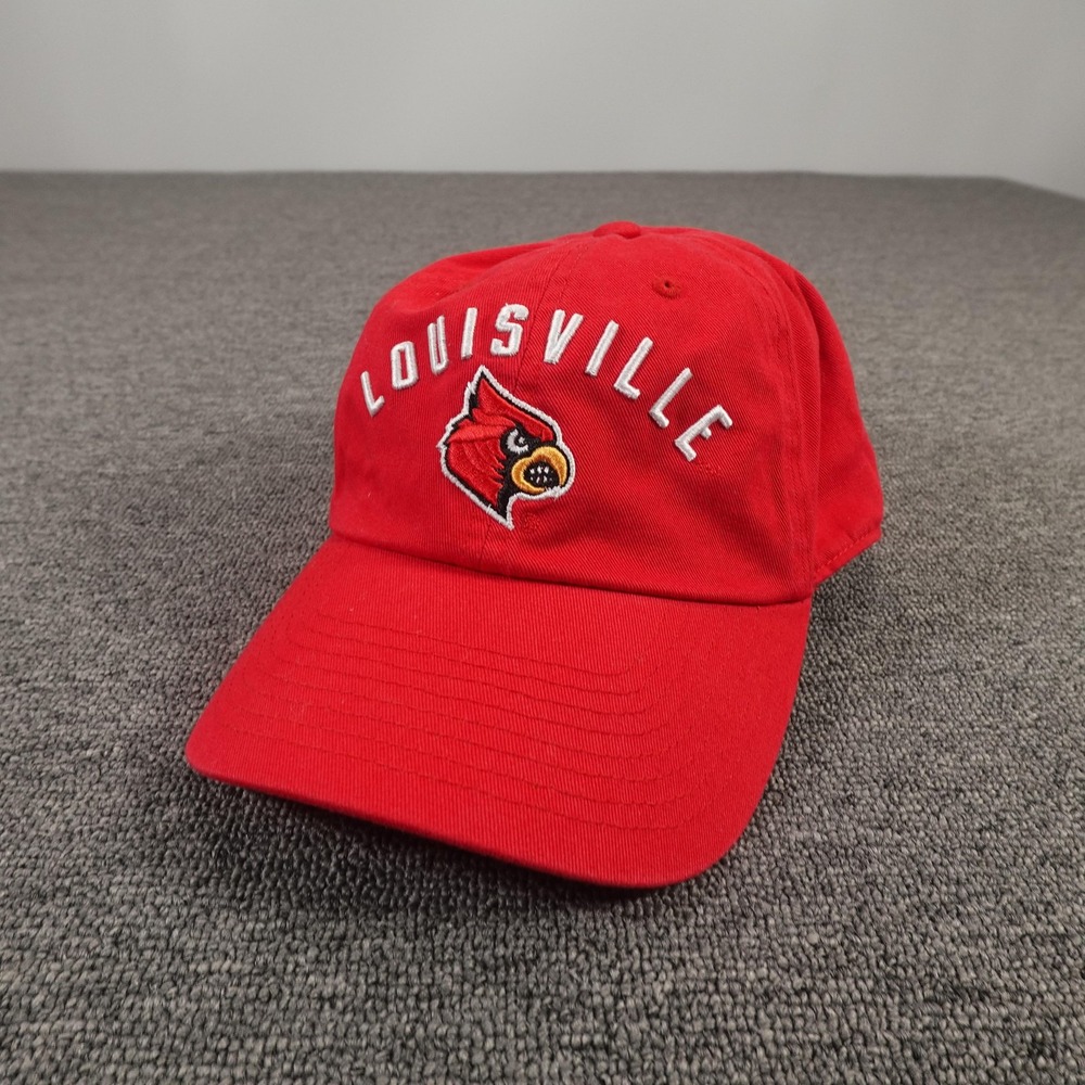 Louisville Cardinals Hat Cap Strap Back Mens One Size Red NCAA Captivating